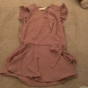 this shirt is a light purple/pink- Size Small (S) brand : monteau Los Angeles